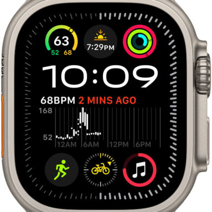 Умные часы Apple Watch Ultra 2 2024 49mm Natural Titanium Case with Blue Trail Loop (M/L) — изображение 2