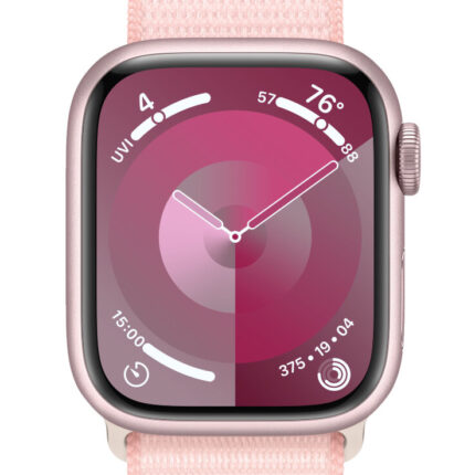 Умные часы Apple Watch Series 9 41mm Pink Aluminum Case with Pink Sport Loop — изображение 2