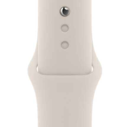 Умные часы Apple Watch SE 2023 44mm Starlight Aluminum Case with Starlight Sport Band (M/L) — изображение 3