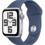 Умные часы Apple Watch SE 2024 40mm Silver Aluminum Case with Denim Sport Band (S/M)