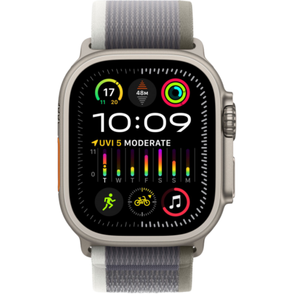 Умные часы Apple Watch Ultra 2 49mm Titanium Case with Green/Gray Trail Loop (M/L) — изображение 2