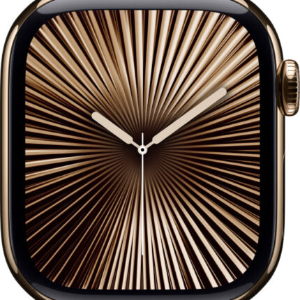 Умные часы Apple Watch Series 10 46mm Gold Titanium Case with Gold Milanese Loop (M/L) — изображение 2