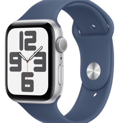 Умные часы Apple Watch SE 2024 44mm Silver Aluminum Case with Denim Sport Band (S/M)