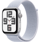Умные часы Apple Watch SE 2024 44mm Silver Aluminum Case with Blue Cloud Sport Loop