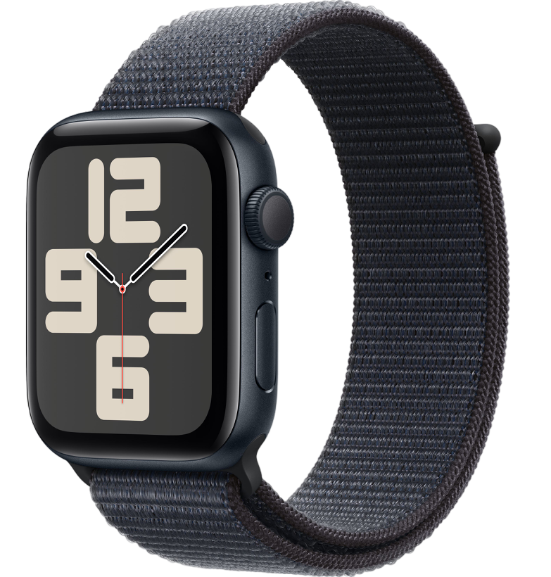 12611.970 Умные часы Apple Watch SE 2024 44mm Midnight Aluminum Case with Midnight Sport Loop — изображение 1
