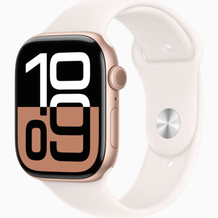 Умные часы Apple Watch Series 10 46mm Rose Gold Aluminum Case with Light Blush Sport Band (M/L)