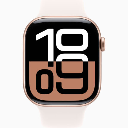 Умные часы Apple Watch Series 10 46mm Rose Gold Aluminum Case with Light Blush Sport Band (M/L) — изображение 2