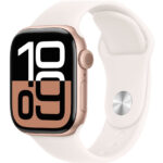 Умные часы Apple Watch Series 10 42mm Rose Gold Aluminum Case with Light Blush Sport Band (M/L)