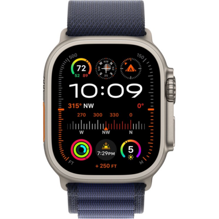 Умные часы Apple Watch Ultra 2 2024 49mm Natural Titanium Case with Navy Alpine Loop (L) — изображение 2