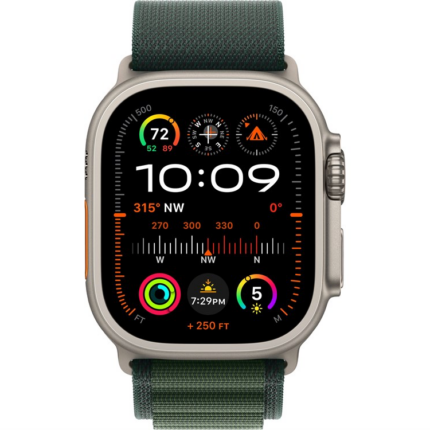 Умные часы Apple Watch Ultra 2 2024 49mm Natural Titanium Case with Dark Green Alpine Loop (M) — изображение 2