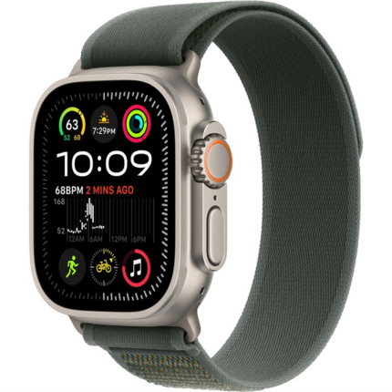 Умные часы Apple Watch Ultra 2 2024 49mm Natural Titanium Case with Green Trail Loop (S/M)