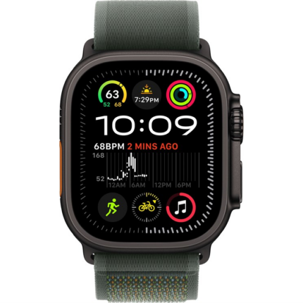 Умные часы Apple Watch Ultra 2 2024 49mm Black Titanium Case with Green Trail Loop (M/L) — изображение 2