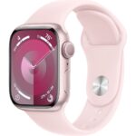 Умные часы Apple Watch Series 9 41mm Pink Aluminum Case with Pink Sport Band (M/L)