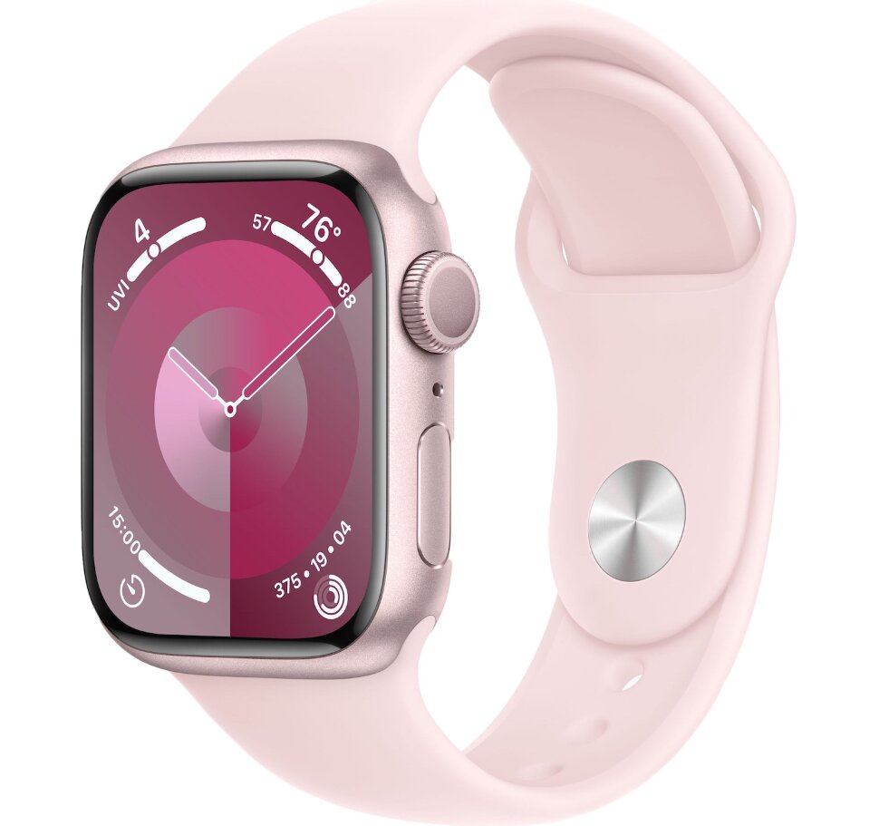 13323.970 Умные часы Apple Watch Series 9 41mm Pink Aluminum Case with Pink Sport Band (S/M) — изображение 1
