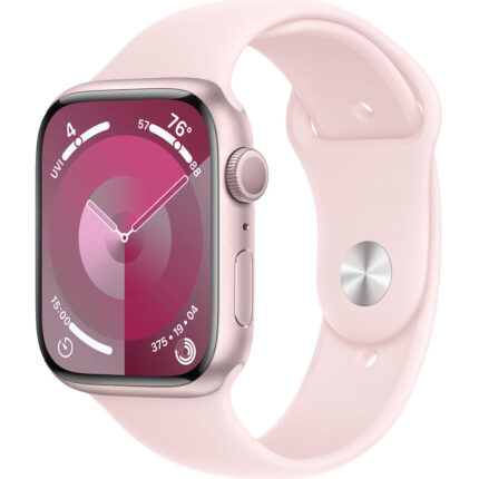 Умные часы Apple Watch Series 9 45mm Pink Aluminum Case with Pink Sport Band (M/L)