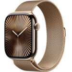 Умные часы Apple Watch Series 10 46mm Gold Titanium Case with Gold Milanese Loop (M/L)