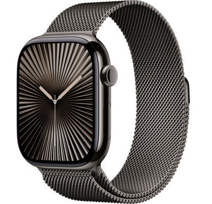 Умные часы Apple Watch Series 10 46mm Slate Titanium Case with Slate Milanese Loop (M/L)