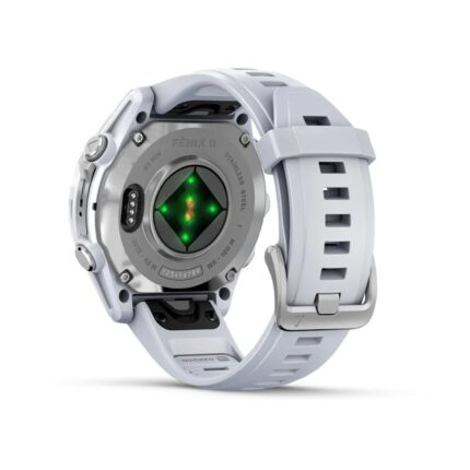 Умные часы Garmin Fenix 8 43mm AMOLED Silver with Whitestone Silicone Band (010-02903-06) — изображение 4