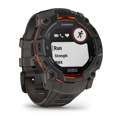 Умные часы Garmin Instinct 3 50mm SOLAR Black with Charcoal Band (010-02935-00) — изображение 3