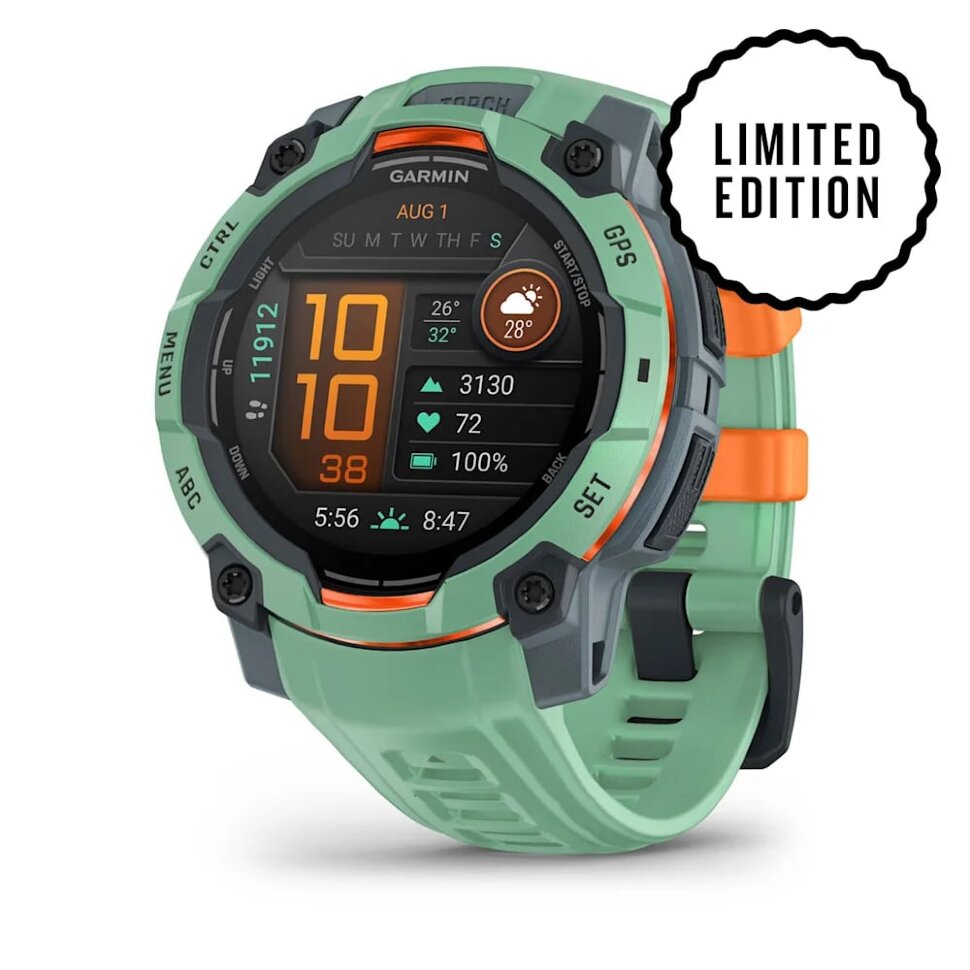 13646.970 Умные часы Garmin Instinct 3 45mm AMOLED Neo Tropic with Neo Tropic Band (010-02936-01) — изображение 1