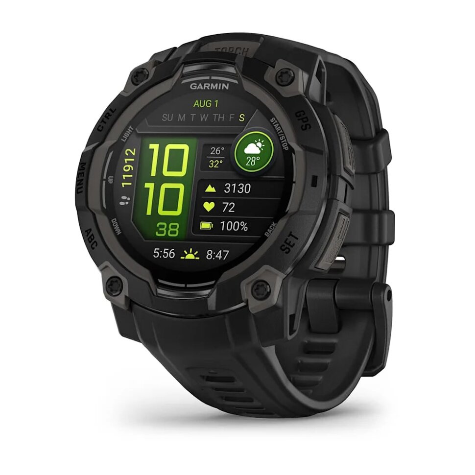 13651.970 Умные часы Garmin Instinct 3 45mm AMOLED Black with Black Band (010-02936-00) — изображение 1