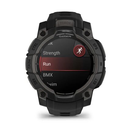 Умные часы Garmin Instinct 3 45mm AMOLED Black with Black Band (010-02936-00) — изображение 2