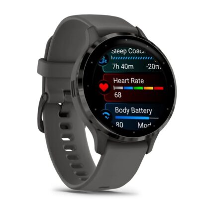 Умные часы Garmin Venu 3S 41mm Slate Stainless Steel Bezel with Pebble Gray Case and Silicone Band (010-02785-00) — изображение 3