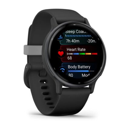 Умные часы Garmin Vivoactive 5 Slate Aluminum Bezel with Black Case and Silicone Band (010-02862-10) — изображение 3