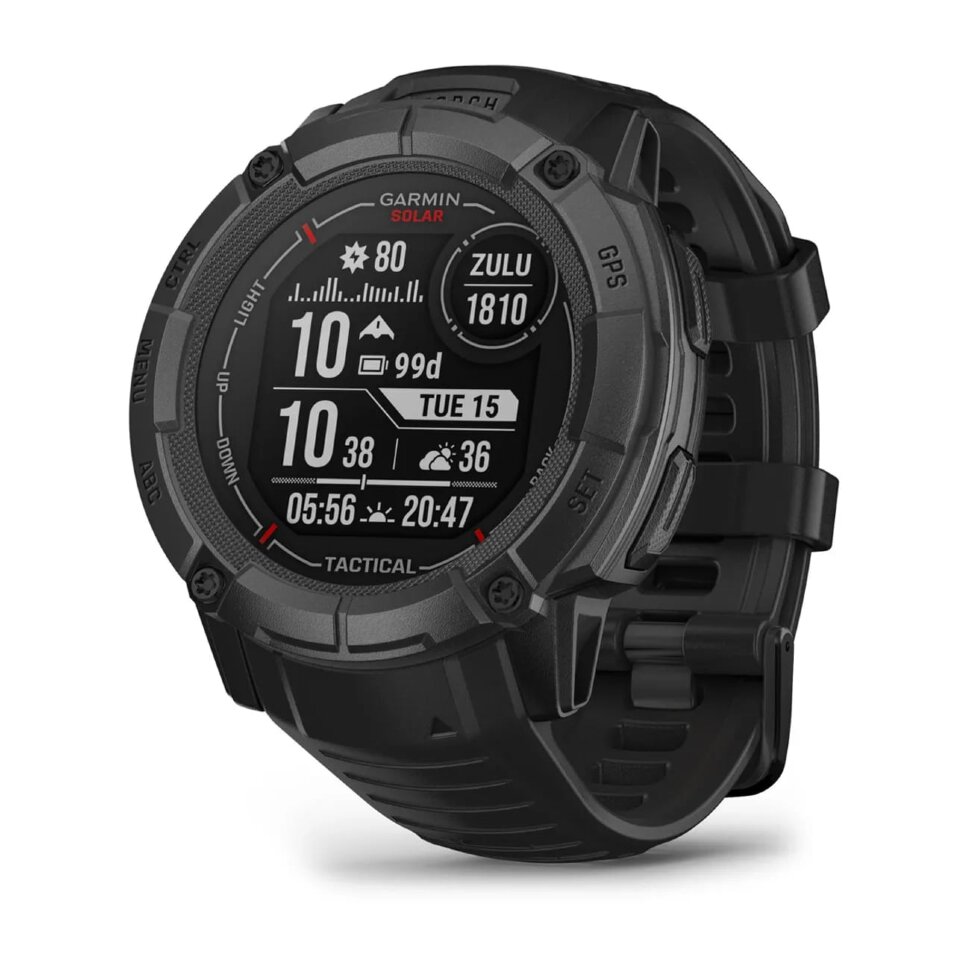 14021.970 Умные часы Garmin Instinct 2X Solar Tactical Edition Black (010-02805-03) — изображение 1