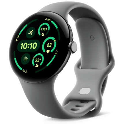 Умные часы Google Pixel Watch 3 45mm Wi-Fi Серый (Graphite/Hazel)