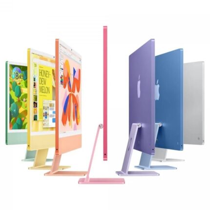 Моноблок Apple iMac 24" 2024 Retina 4.5K MWV83 (M4 10-core GPU, 16/256GB) Оранжевый — изображение 4