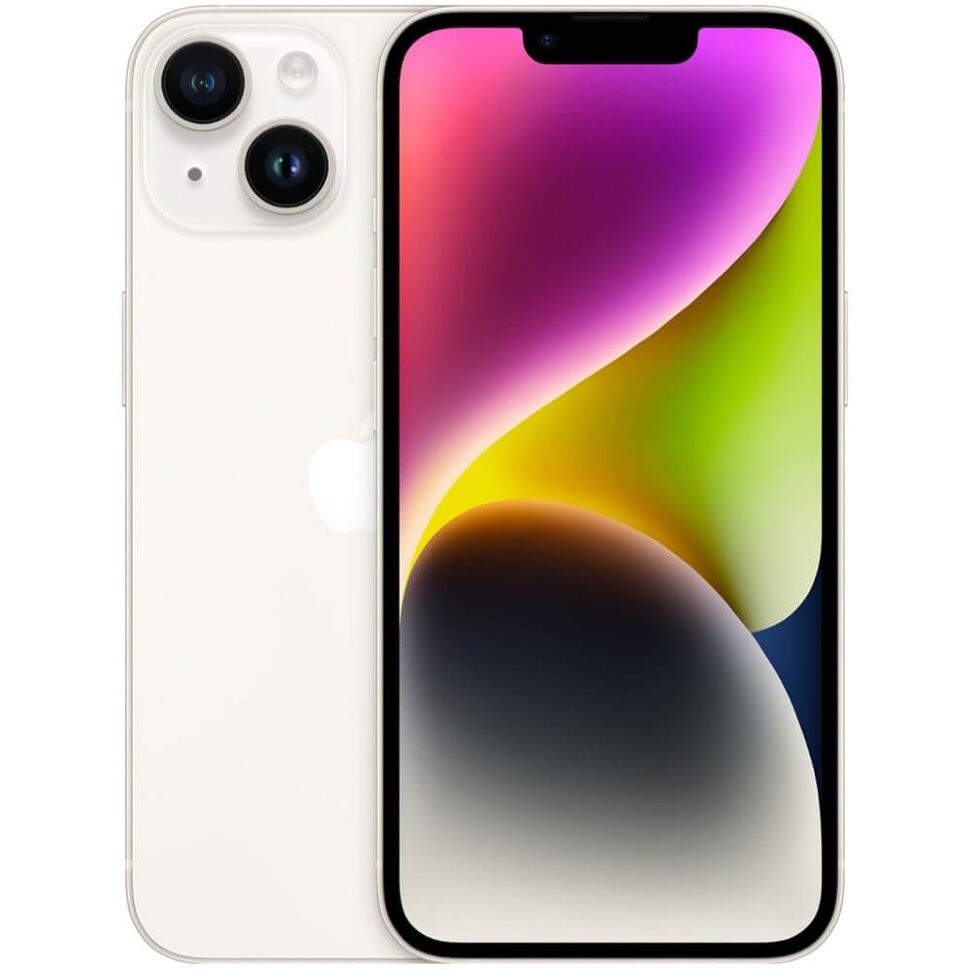 19973.970 Смартфон Apple iPhone 14 128GB Белый (Starlight) DualSim — изображение 1