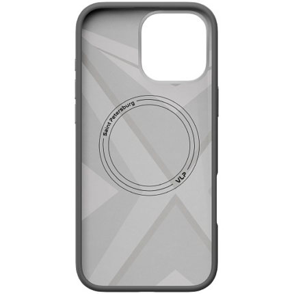 Чехол защитный VLP Aster Pro Case MagSafe для iPhone 16 Pro Max Серый — изображение 2