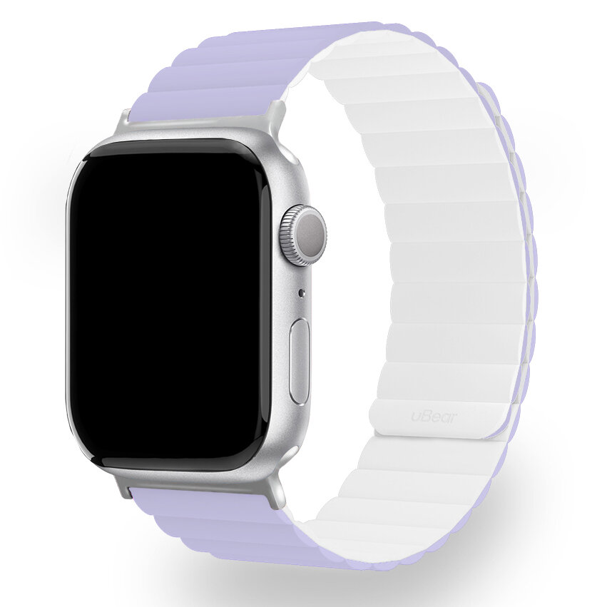 21886.970 Ремешок uBear Mode для Apple Watch 40/41/42mm (S/M) Лаванда/Белый — изображение 1