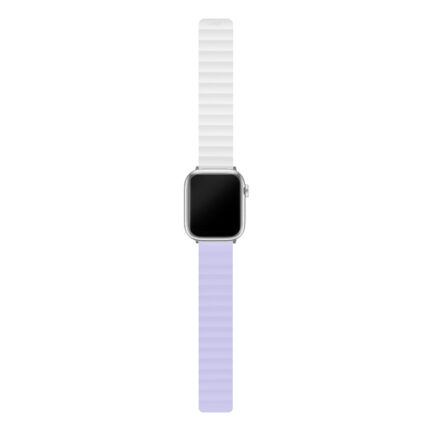 Ремешок uBear Mode для Apple Watch 40/41/42mm (S/M) Лаванда/Белый — изображение 2