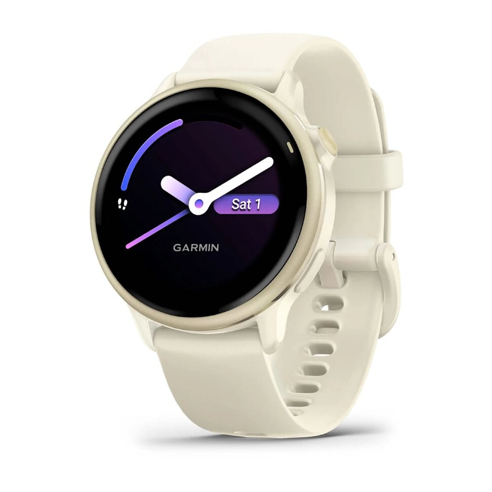 22857.970 Умные часы Garmin Vivoactive 6 Lunar Gold with Bone Band (010-02985-01) — изображение 1