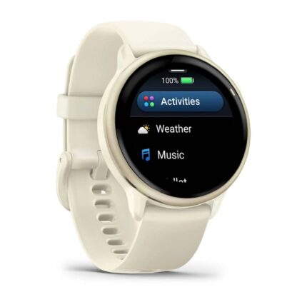 Умные часы Garmin Vivoactive 6 Lunar Gold with Bone Band (010-02985-01) — изображение 3