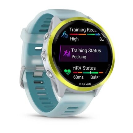 Умные часы Garmin Forerunner 570 47mm Amp Yellow Aluminum with Translucent Whitestone/Turquoise Band (010-02971-01) — изображение 3