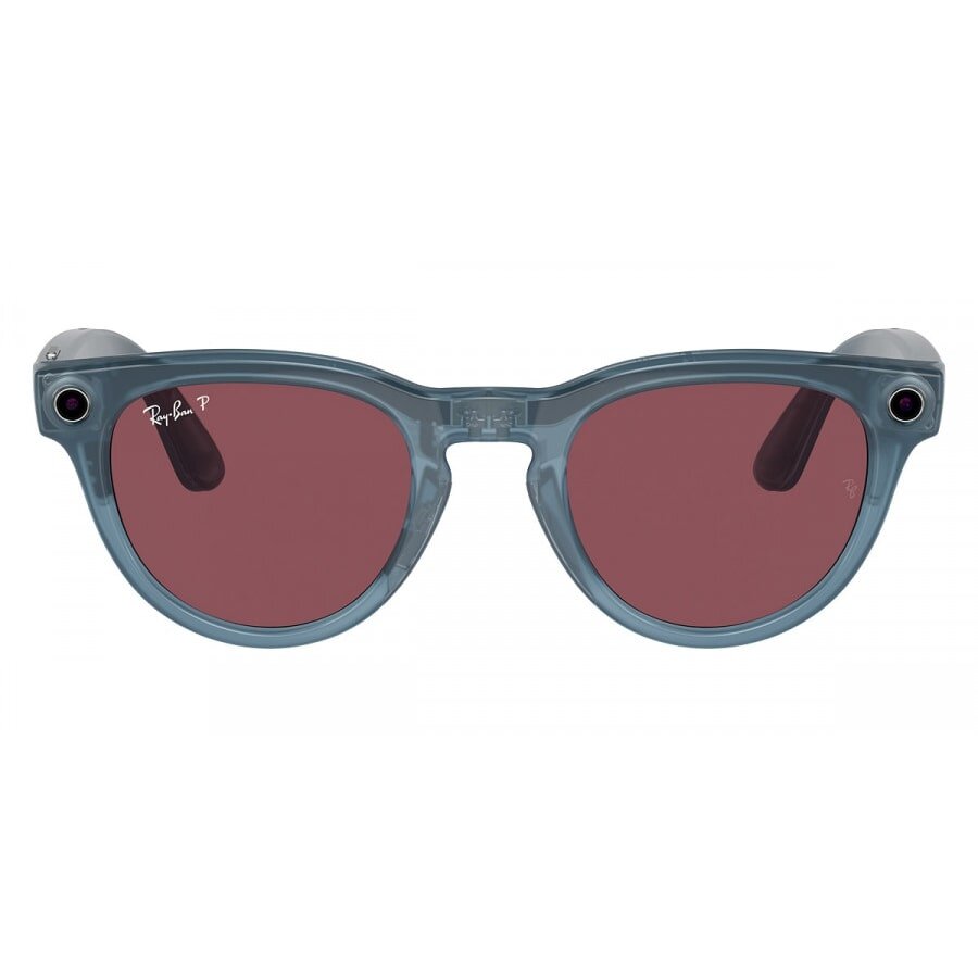 24391.970 Умные очки Ray-Ban Headliner Shiny Jeans/Polarized Dusty Red (RW4009) — изображение 1