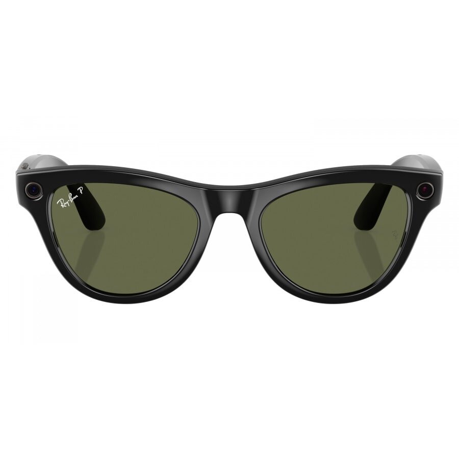 24407.970 Умные очки Ray-Ban Skyler Black/G-15 Green Polarized (RW4010) — изображение 1