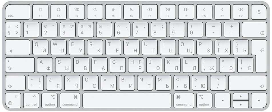 2457.970 Клавиатура Apple Magic Keyboard Белый (MK2A3) — изображение 1