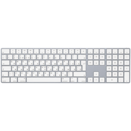 Клавиатура Apple Magic Keyboard with Numeric Keypad Белый (MQ052)