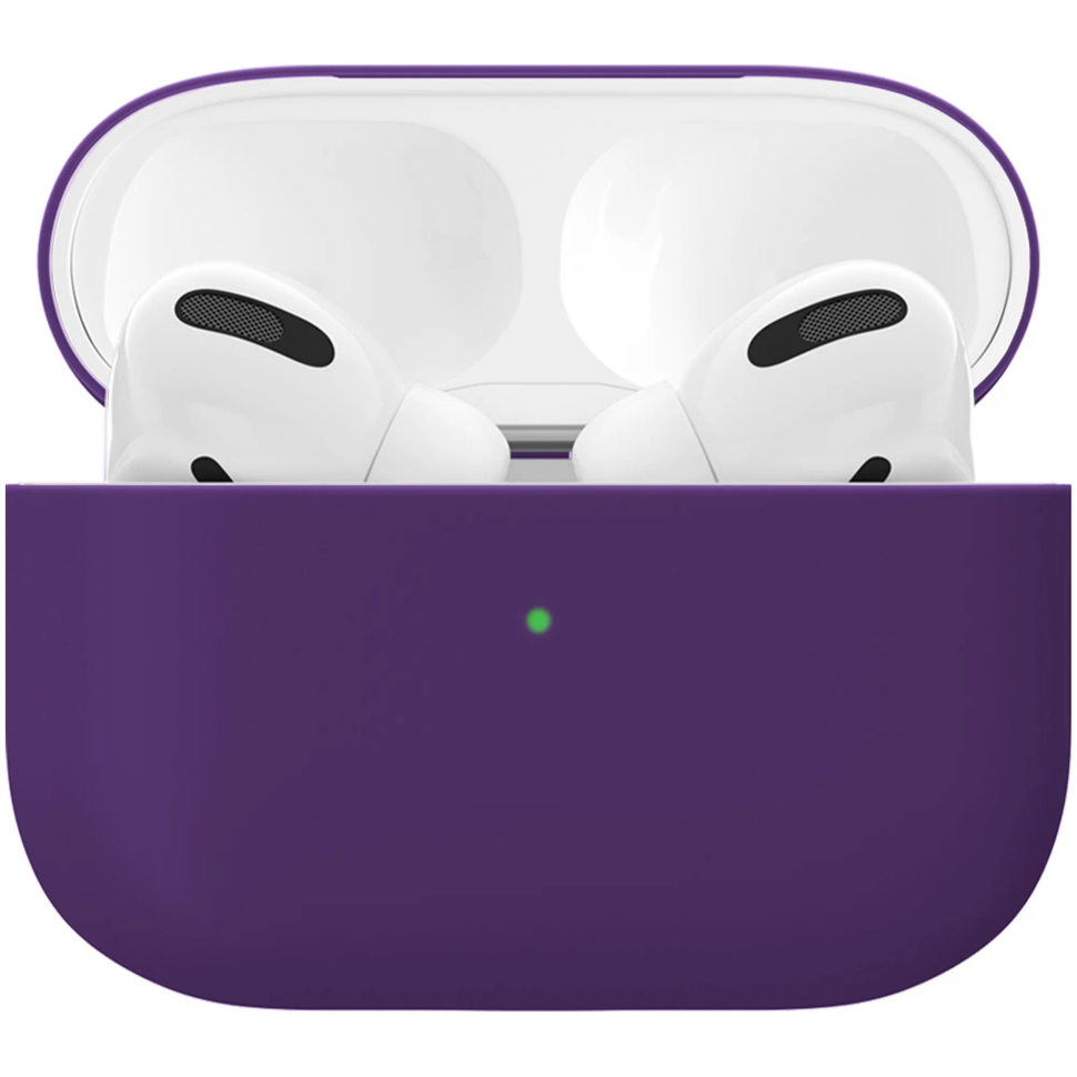 26468.970 Чехол для наушников VLP Soft Touch для AirPods Pro Тёмно-фиолетовый — изображение 1