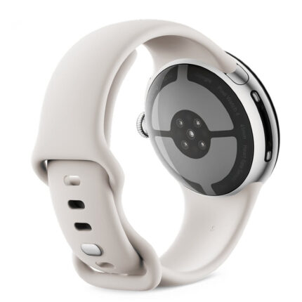 Умные часы Google Pixel Watch 4 41mm Wi-Fi Серебряный/Бежевый (Polished Silver/Porcelain) — изображение 3