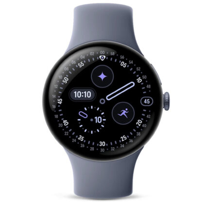 Умные часы Google Pixel Watch 4 45mm Wi-Fi Серый (Satin Moonstone/Moonstone) — изображение 2