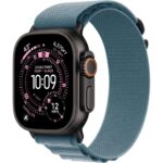 Умные часы Apple Watch Ultra 3 2025 49mm Black Titanium Case with Light Blue Alpine Loop (S)