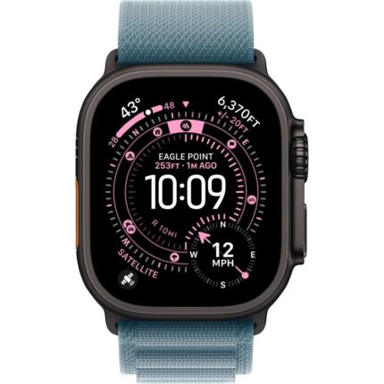 Умные часы Apple Watch Ultra 3 2025 49mm Black Titanium Case with Light Blue Alpine Loop (S) — изображение 2