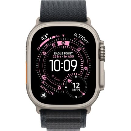 Умные часы Apple Watch Ultra 3 2025 49mm Natural Titanium Case with Black Alpine Loop (L) — изображение 2
