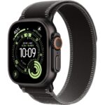 Умные часы Apple Watch Ultra 3 2025 49mm Black Titanium Case with Black/Charcoal Trail Loop (M/L)