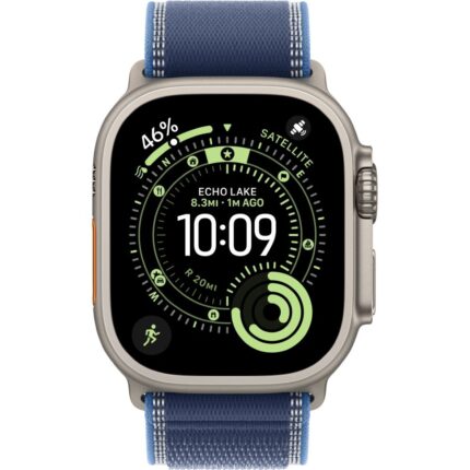 Умные часы Apple Watch Ultra 3 2025 49mm Natural Titanium Case with Blue/Bright Blue Trail Loop (S/M) — изображение 2